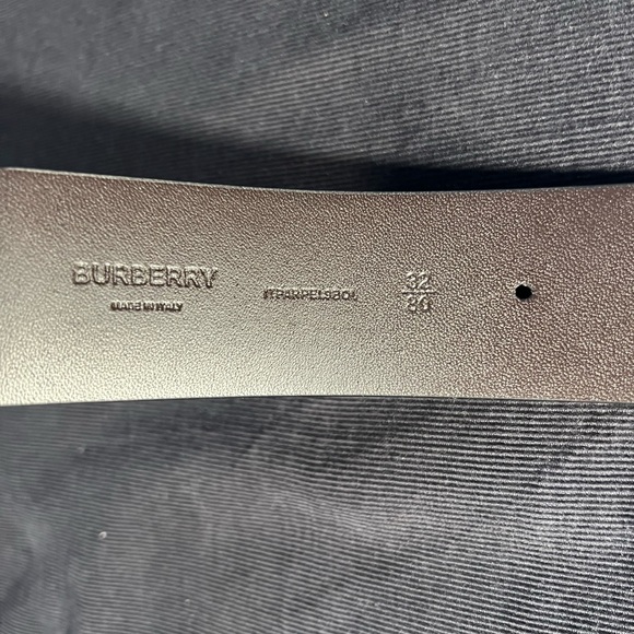 Authentic Burberry Belt Worn Once; With Dust Bag - Black Or Brown - Picture 3 of 3